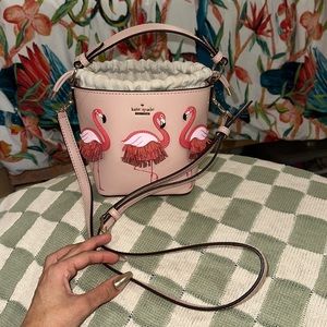 Kate Spade Flamingo Pippa Bucket Bag